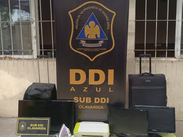 Secuestraron varios elementos en un allanamiento por robo